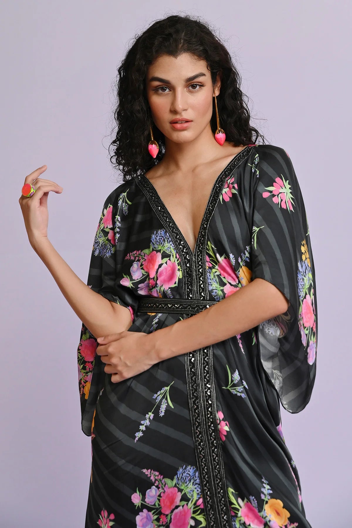 Bella Satin Kaftan