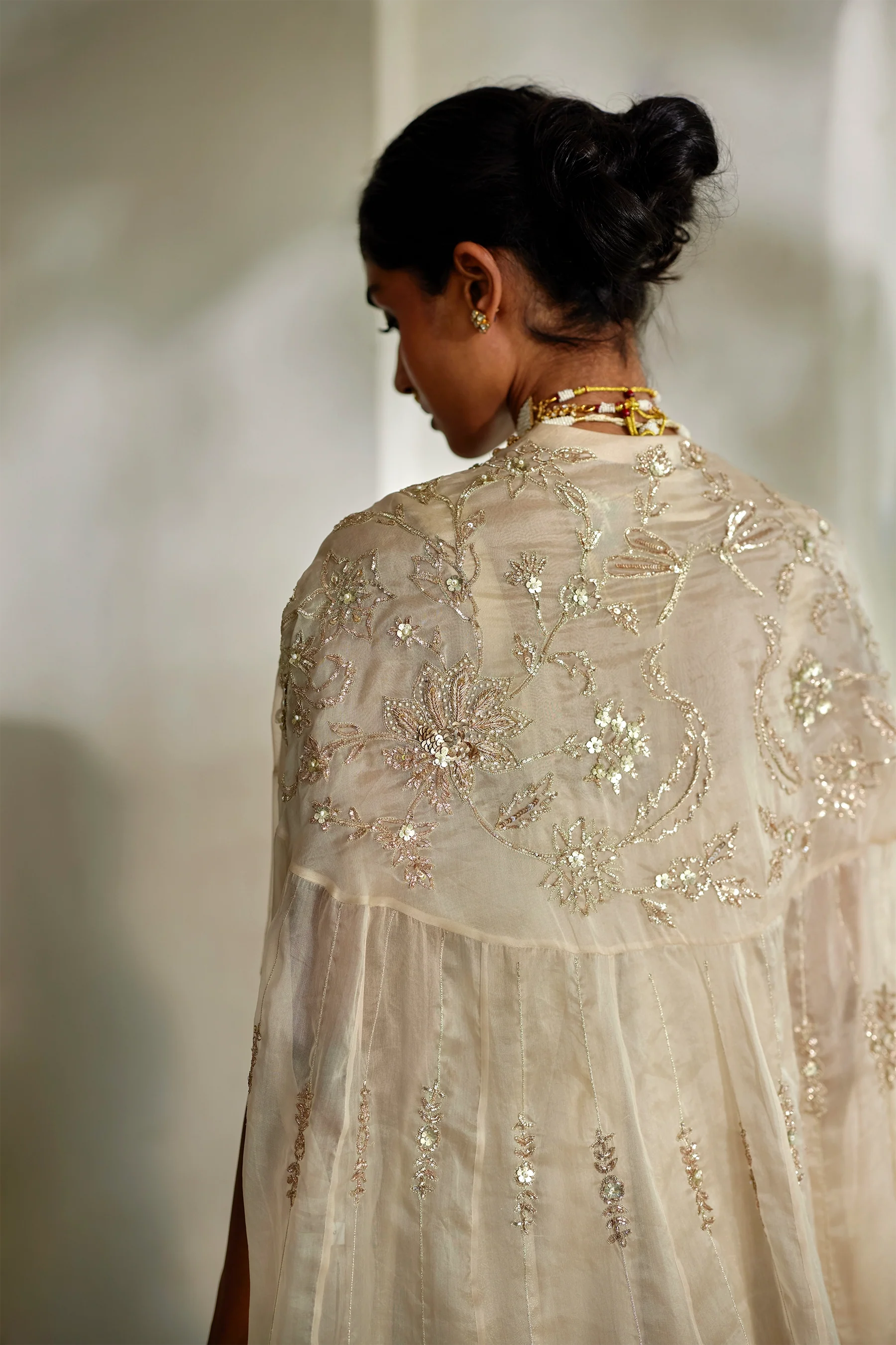 Lumi Cape Anarkali Set