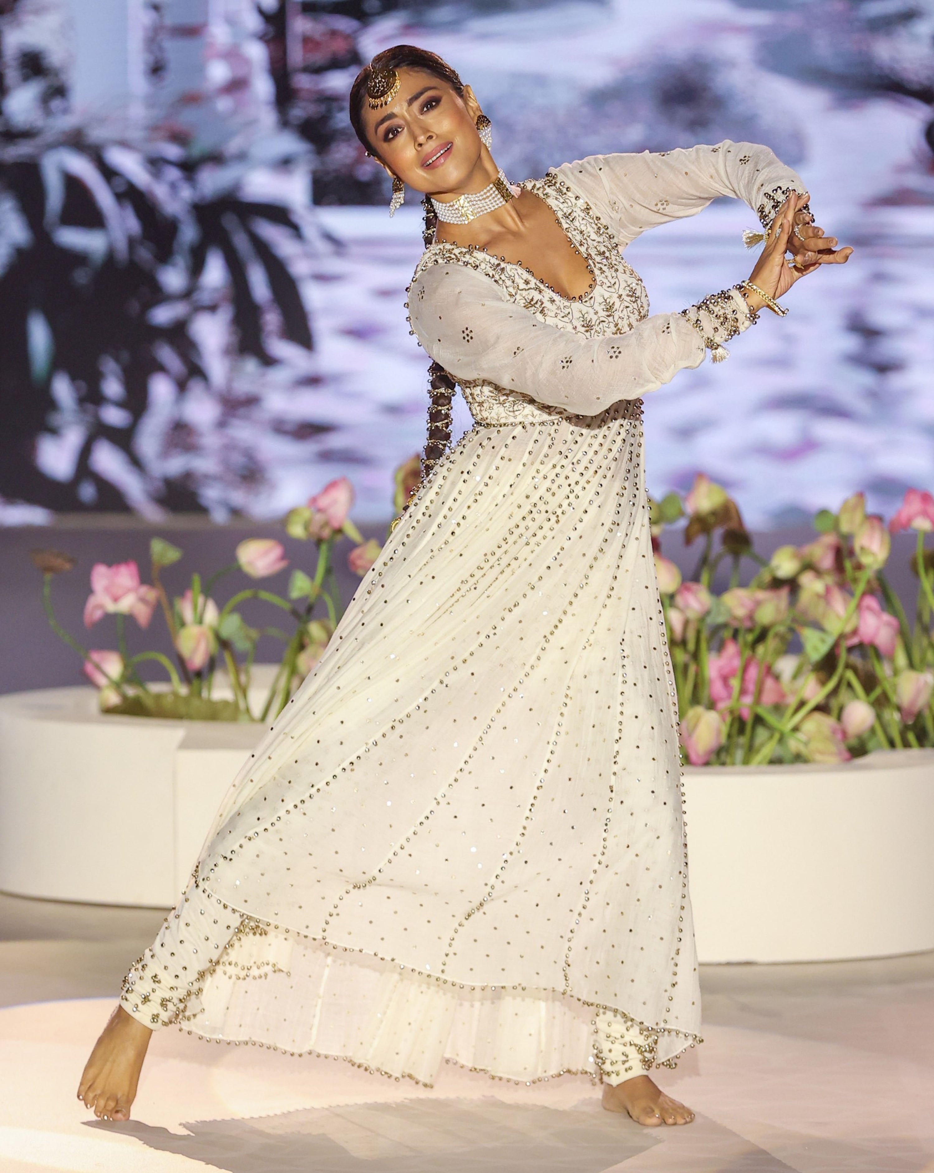 Off White Embroidered Anarkali And Churidar With Dupatta Off White Embroidered Anarkali And Churidar With Dupatta