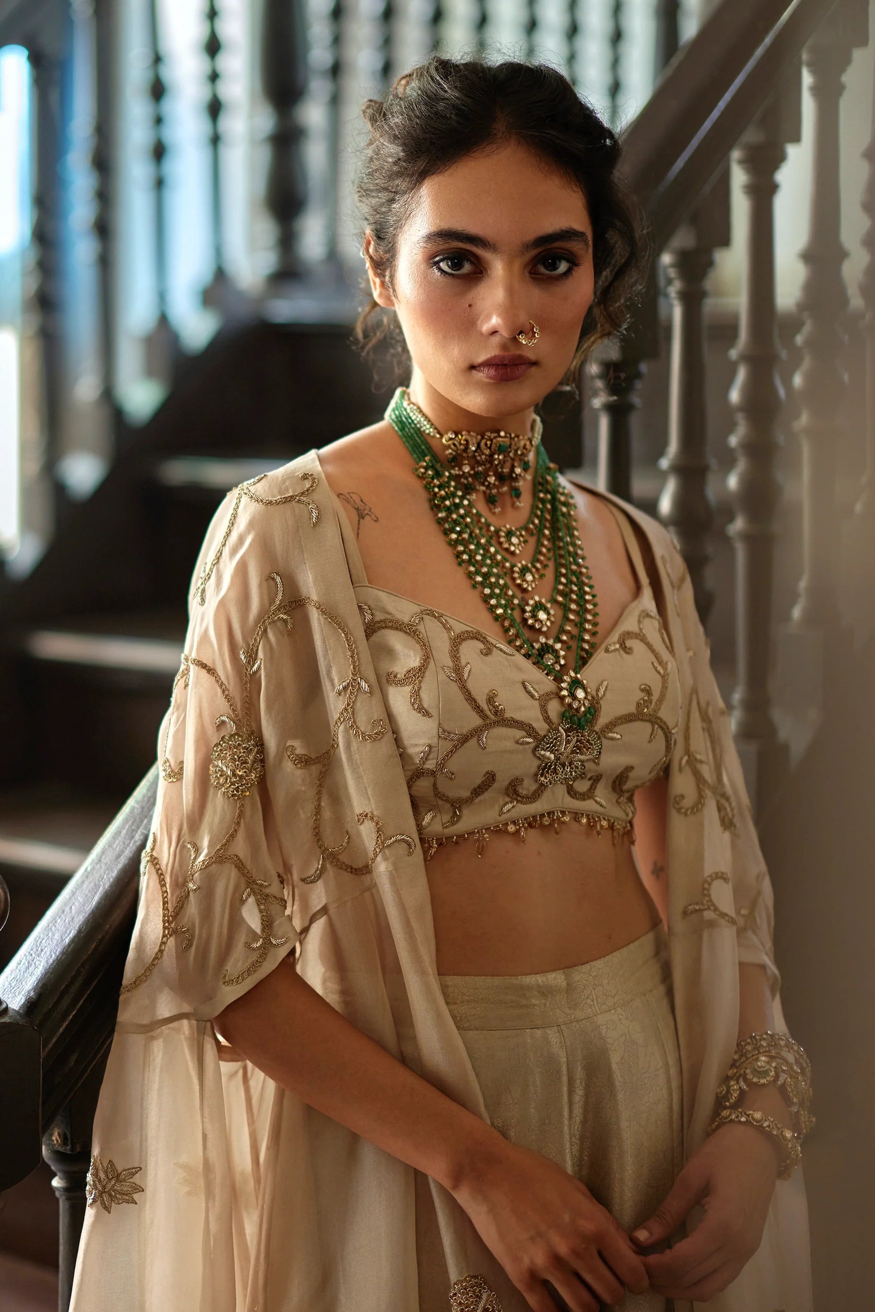Aira Cape Palazzo Set