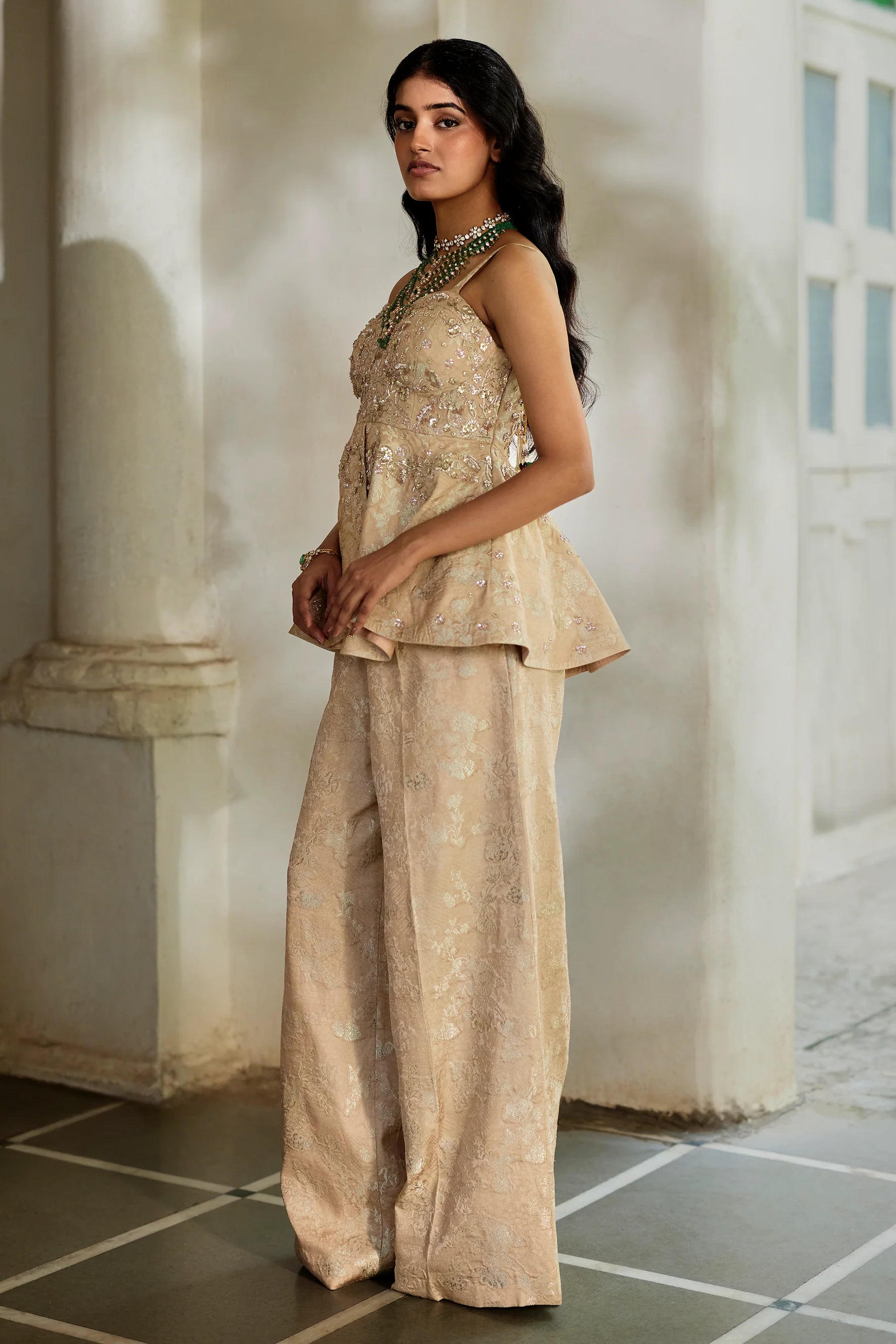 Nara Peplum Set