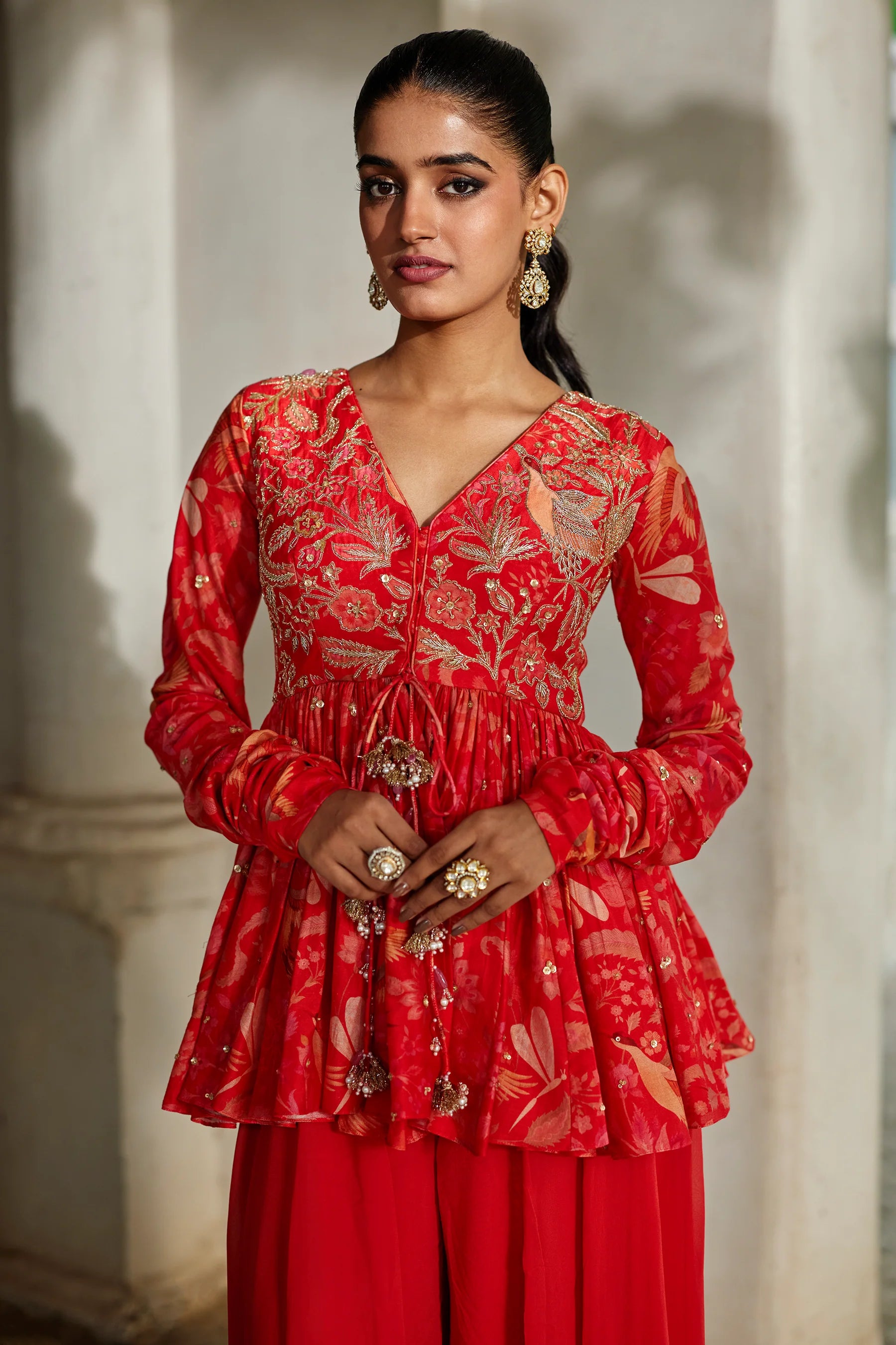 Noci Peplum Set