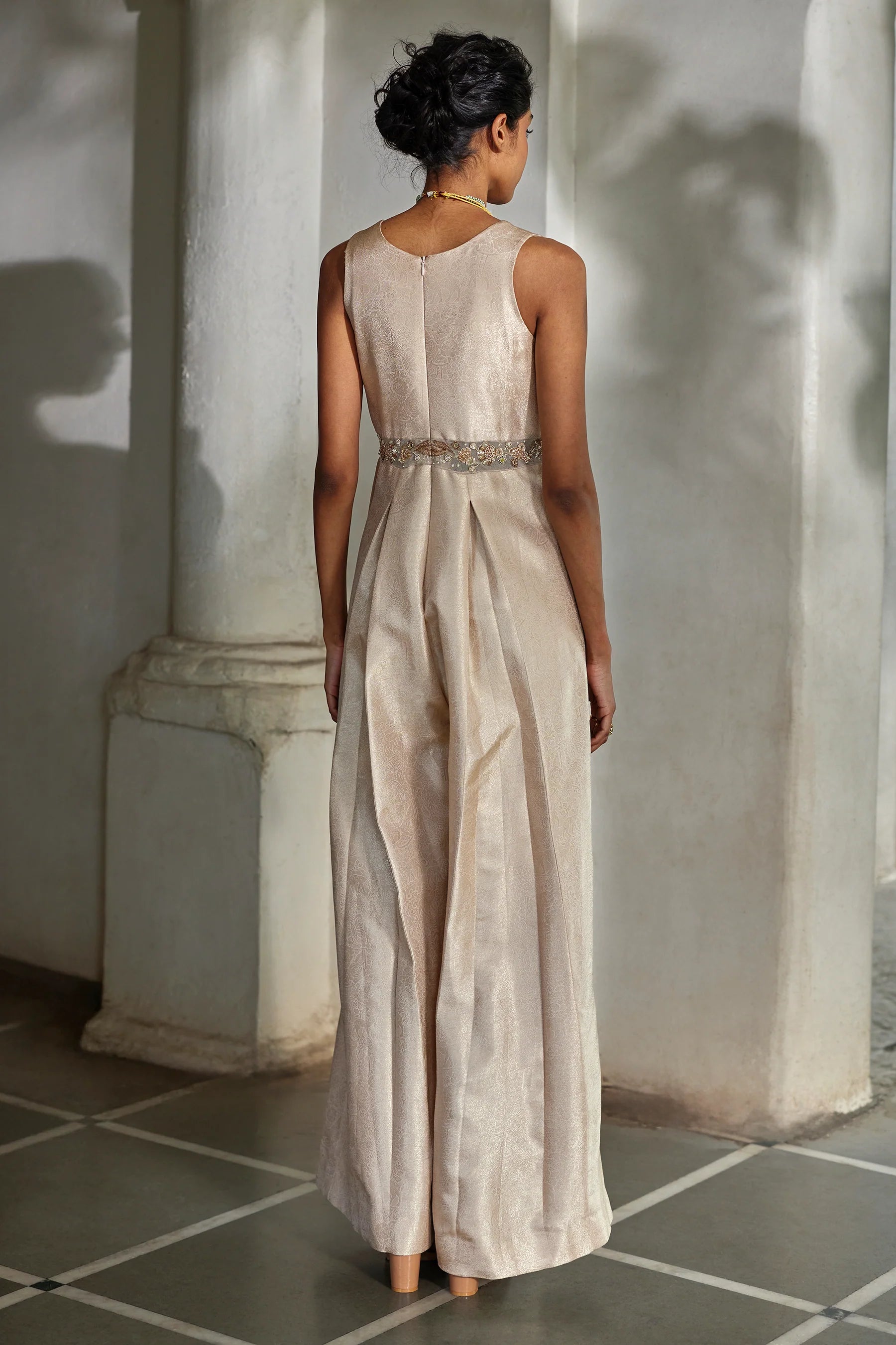 Sera Cape Jumpsuit Set