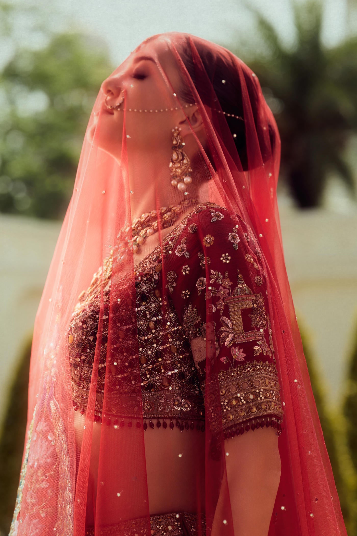 Pichwai Mahal Lehenga set