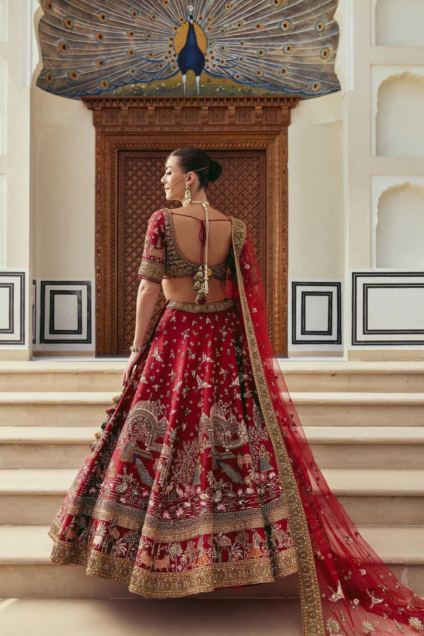 Pichwai Mahal Lehenga set