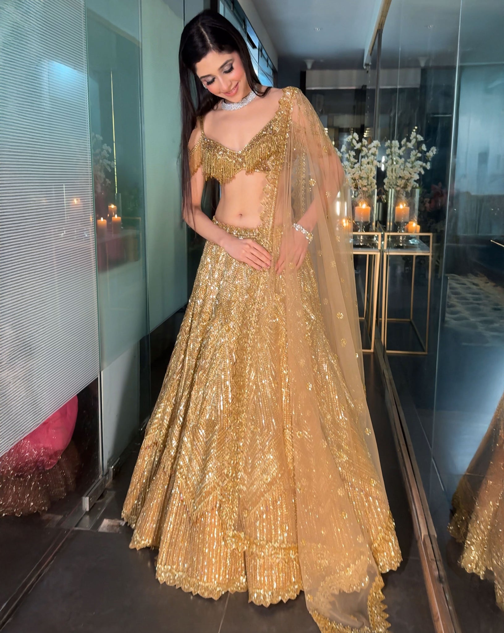 Pippa Gold Lehenga Pippa Gold Lehenga