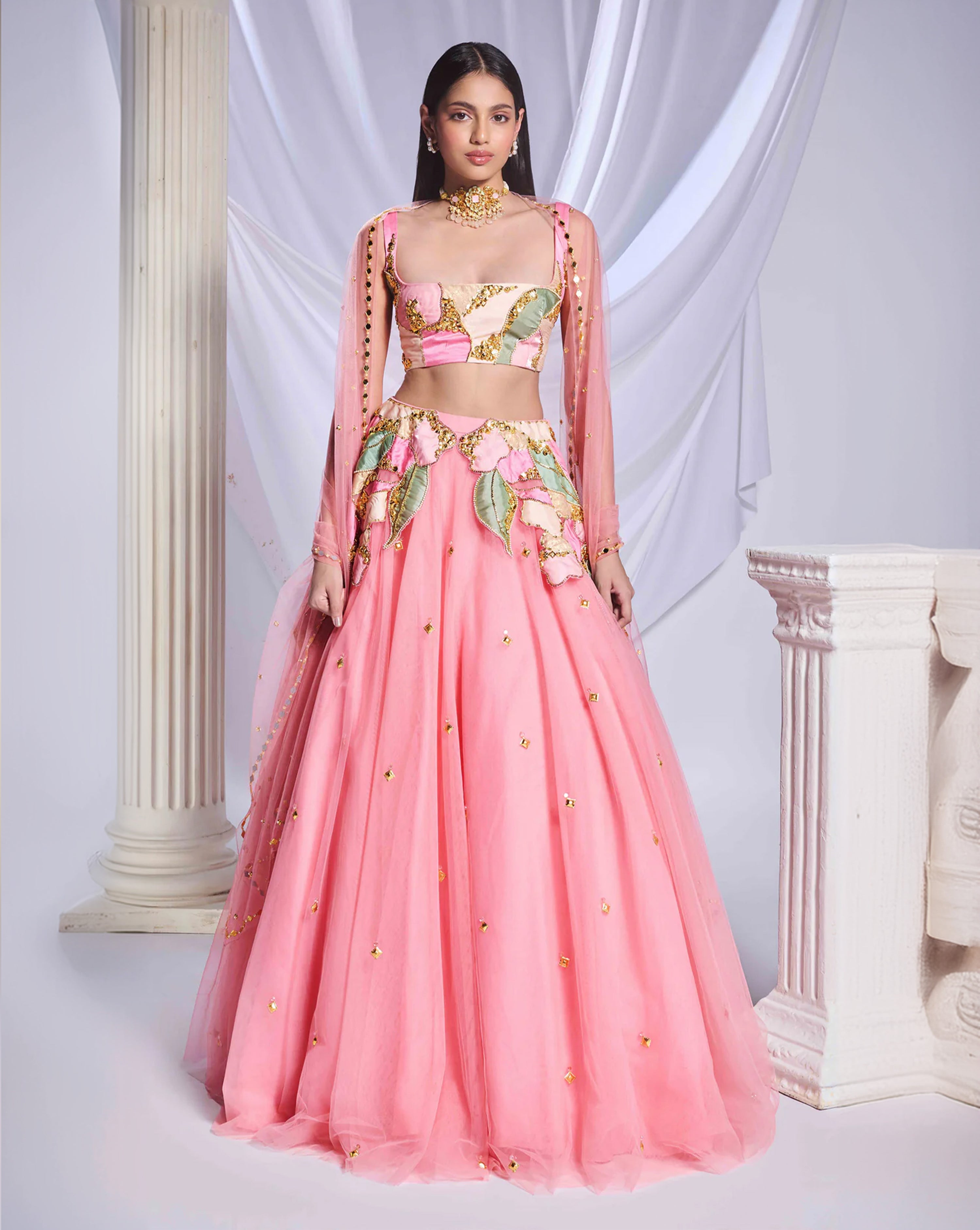 Preach Pink Lehenga Set