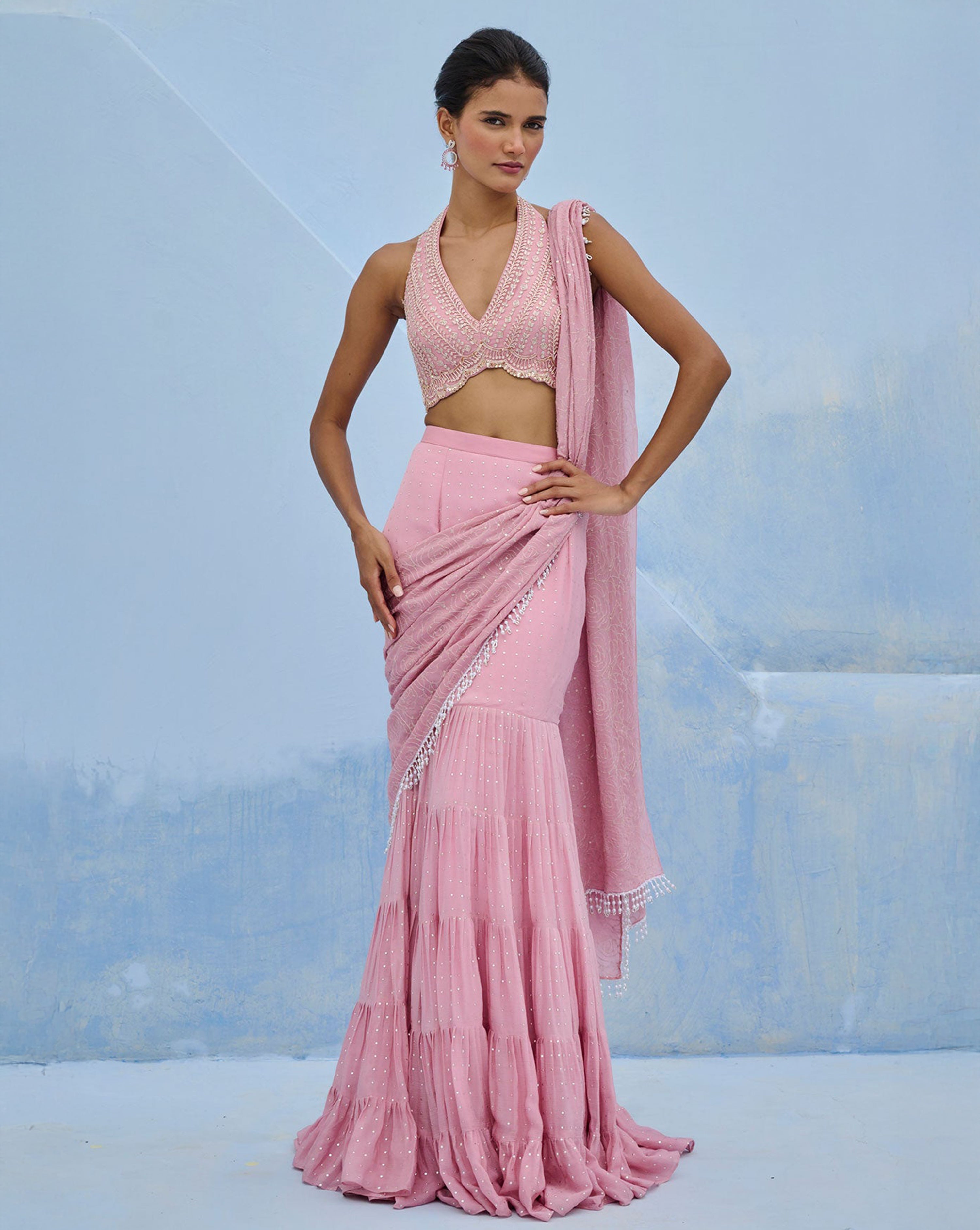 Razia Pre-drape Saree