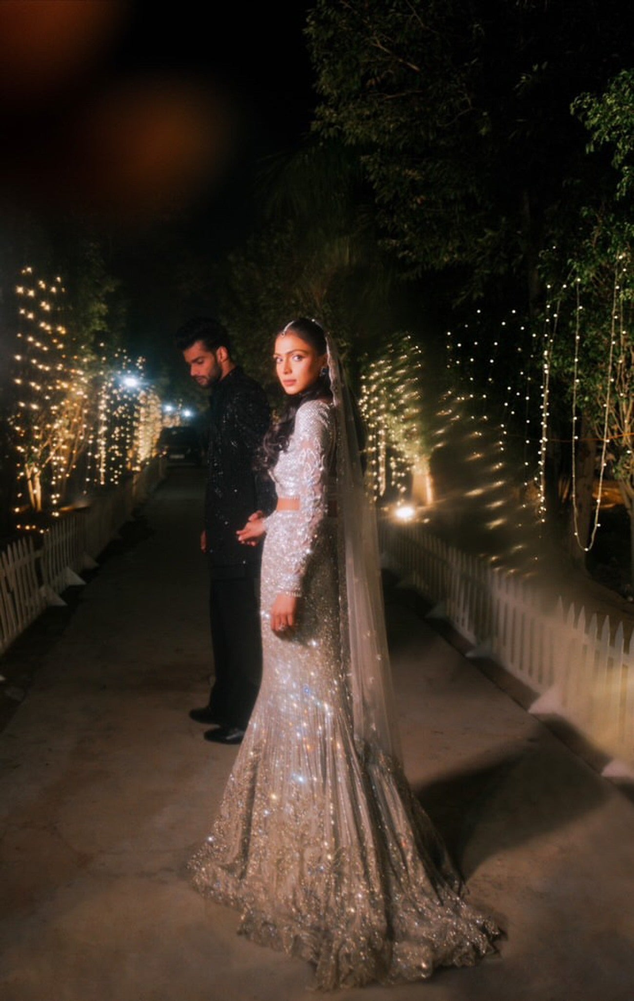 Silver Fishcut Lehenga - Ready to Ship