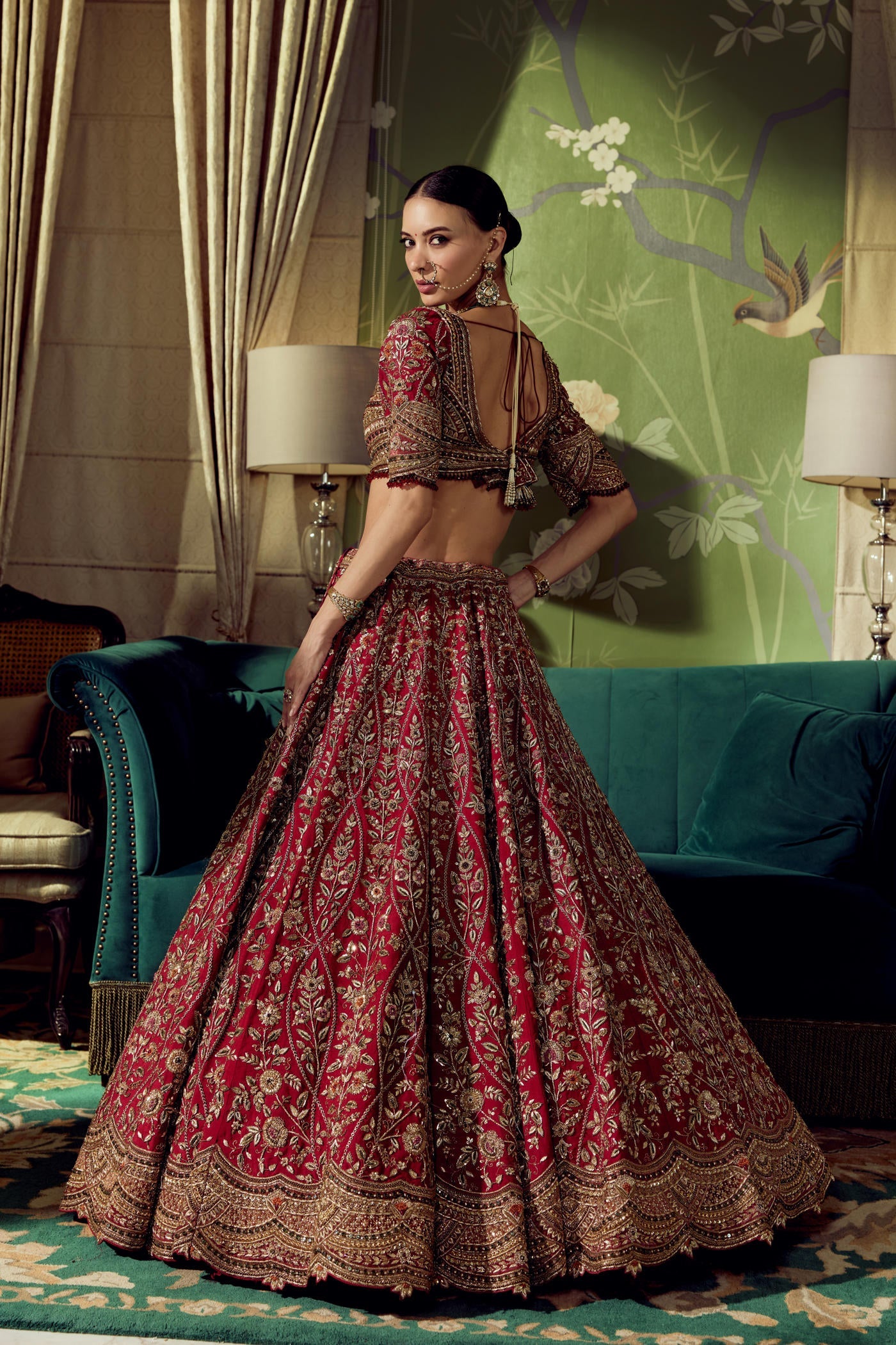 Sheesh Mahal Lehenga Set