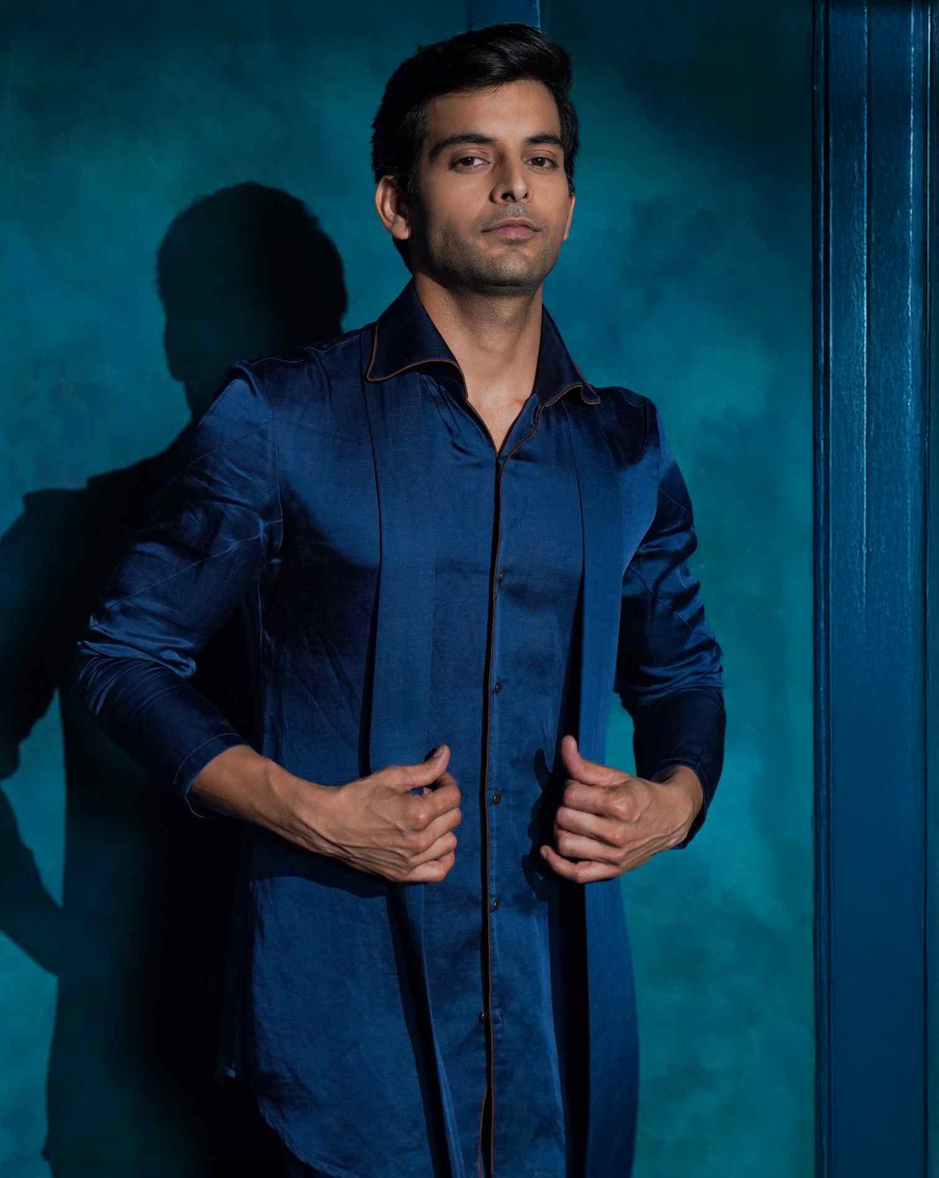 Teal Shirt - Kurta Set