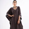 Charcoal Grey Kaftan Set