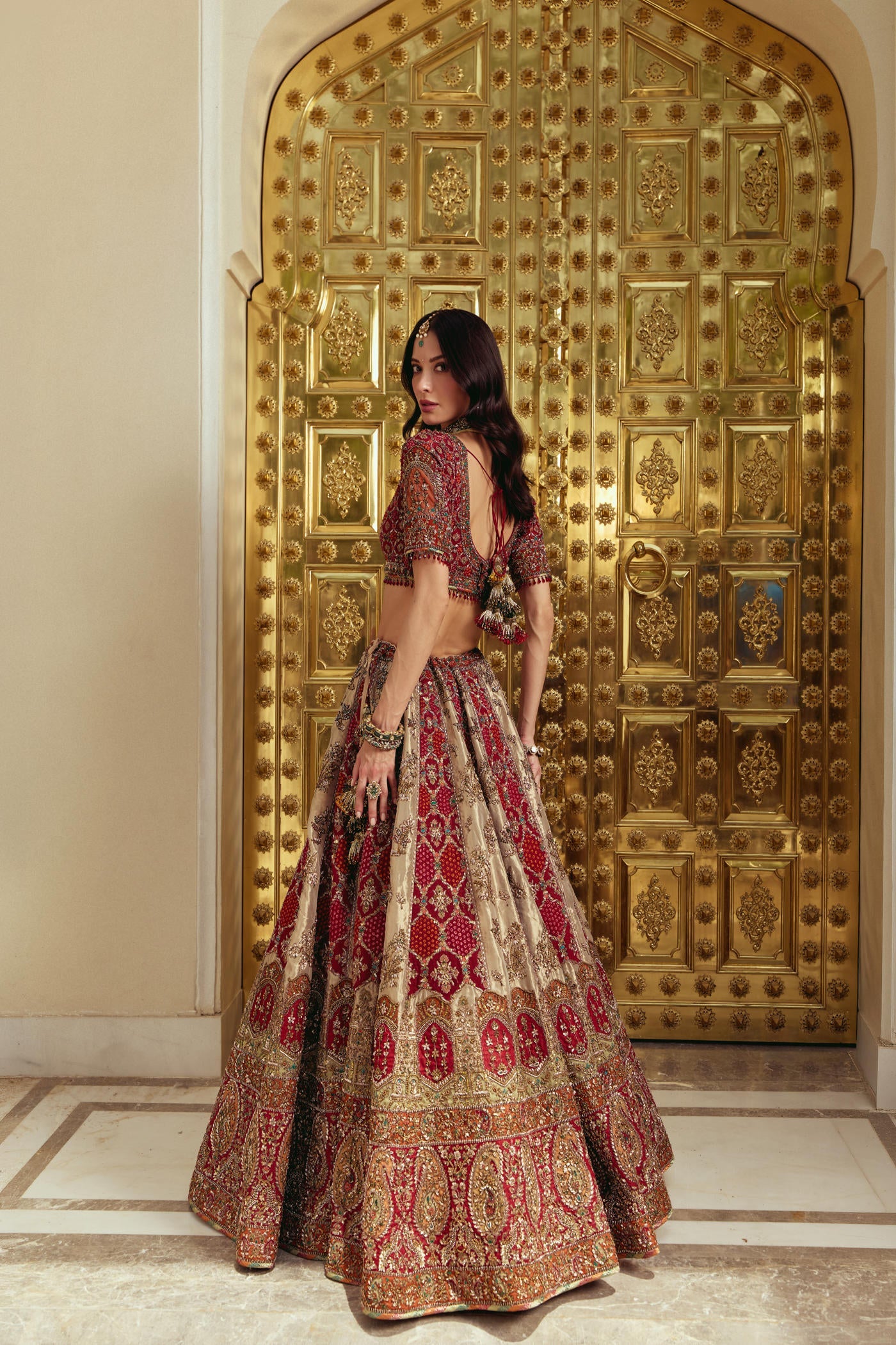 Zareen Banaras Lehenga Set