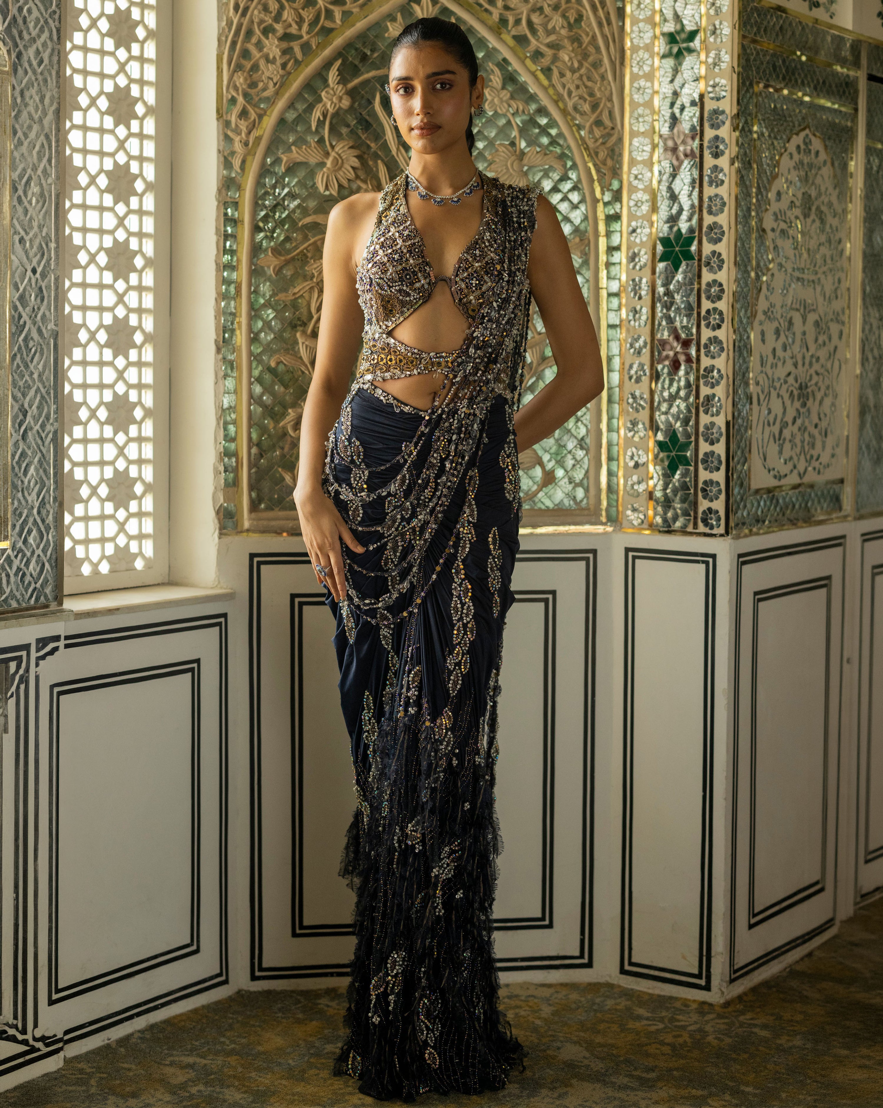 Ailiz Draped Saree