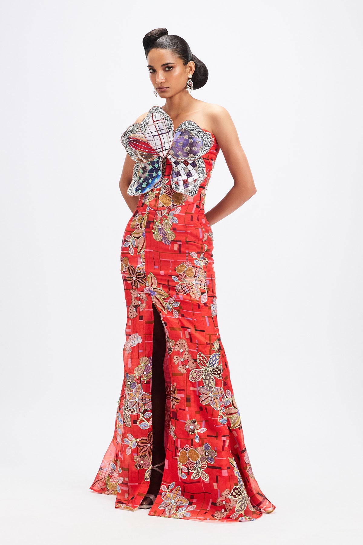 Pervenche - Coral Organza Set