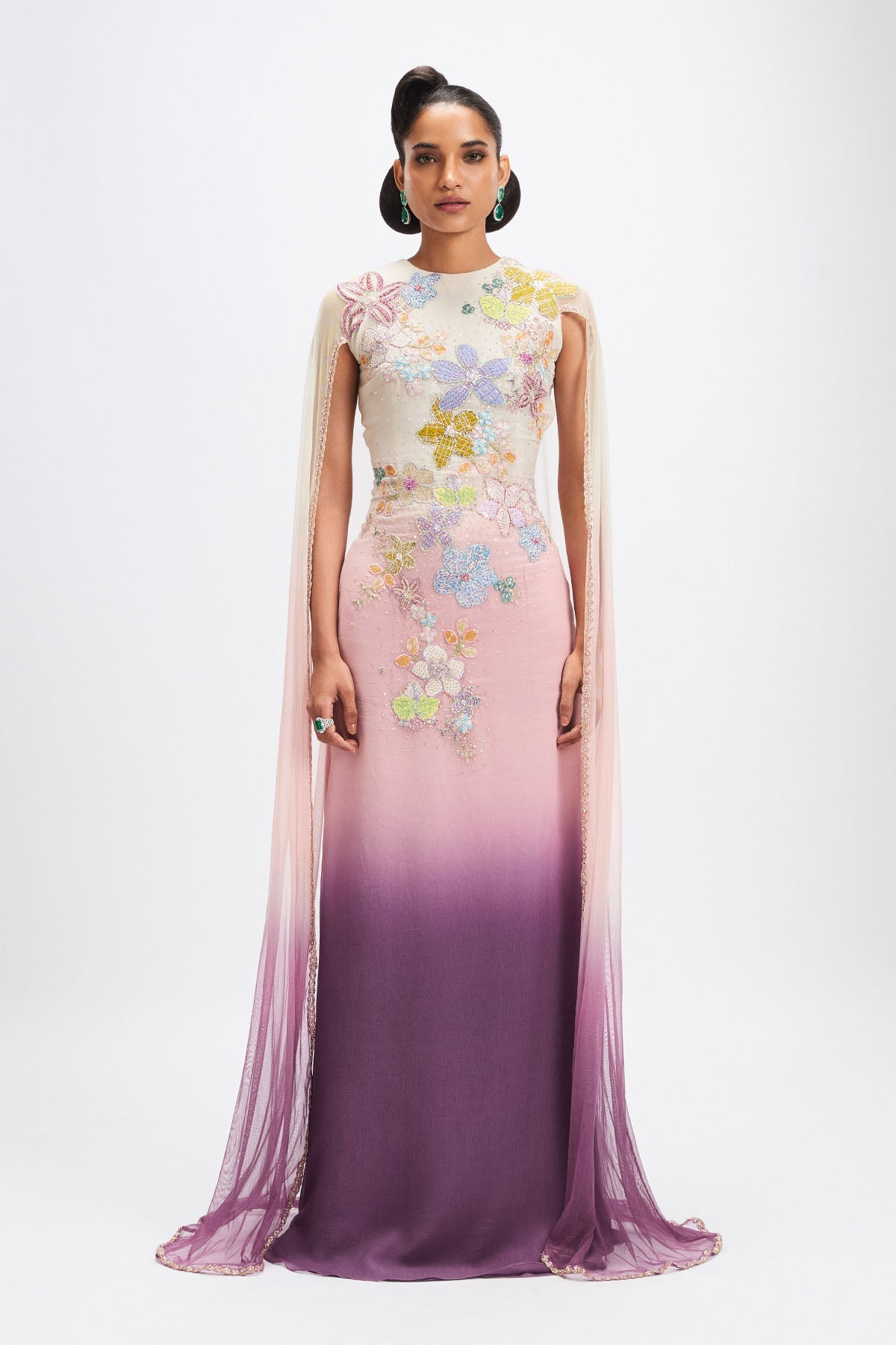 Mandevilla - Dusk Georgette Gown