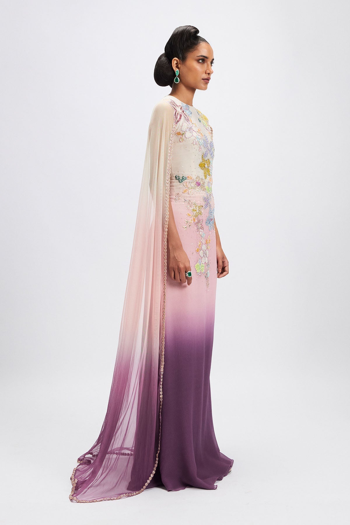 Mandevilla - Dusk Georgette Gown