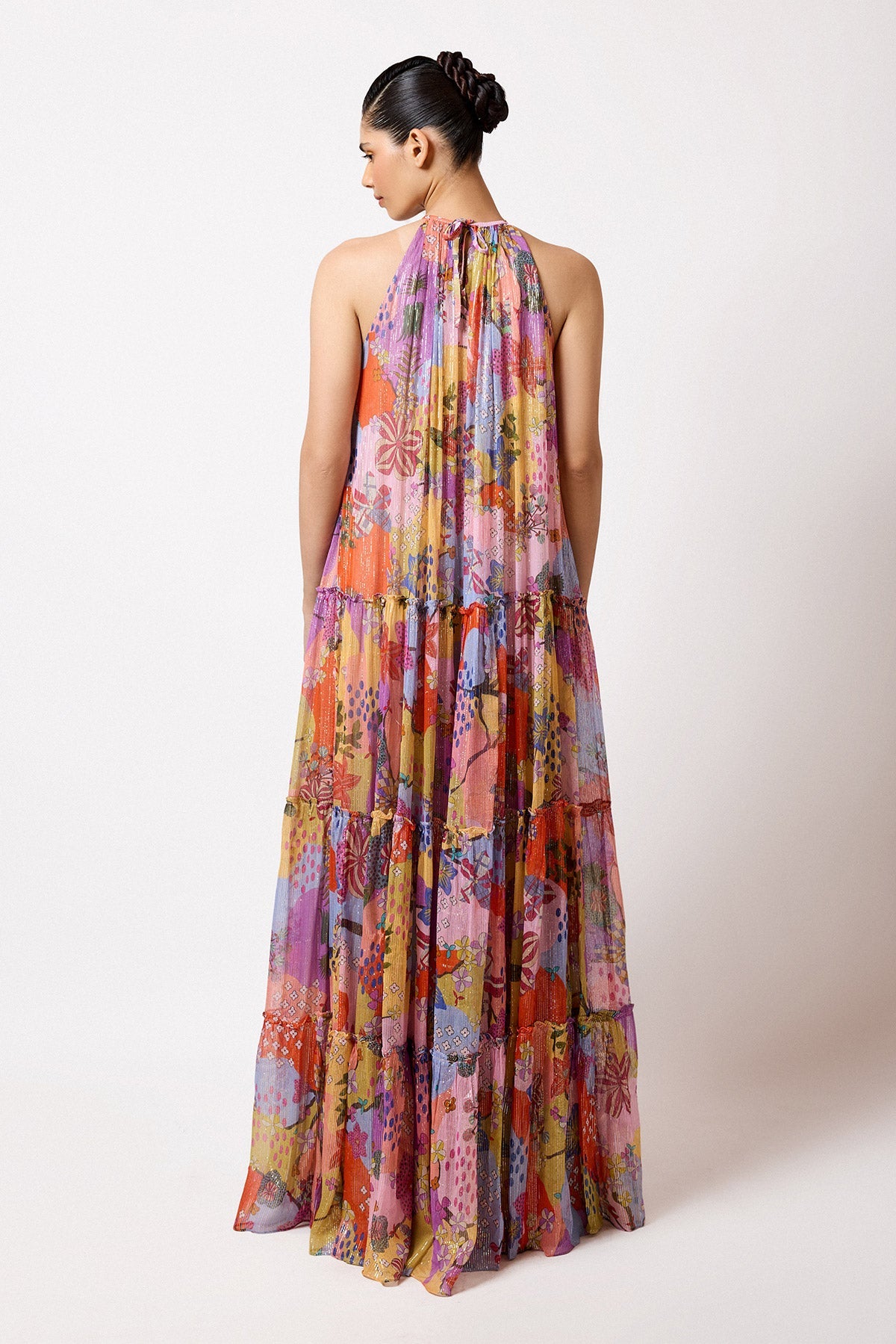 Kaleora - Multicolour Lurex Gown