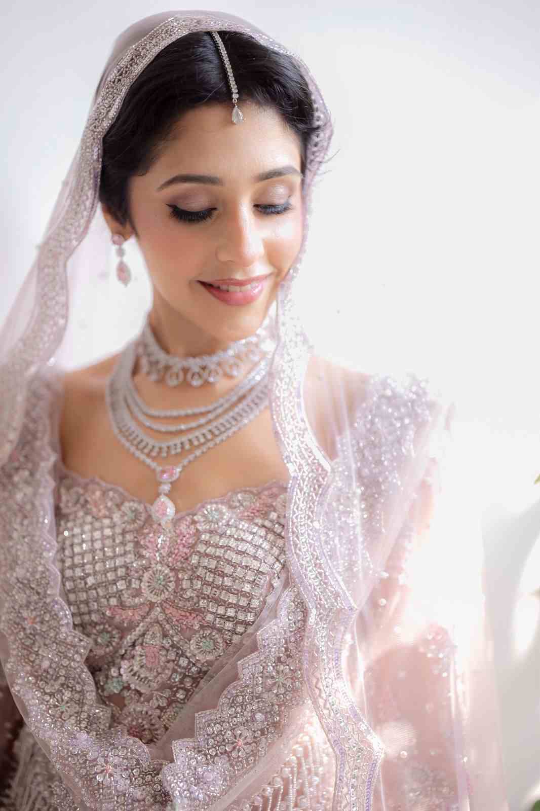 Blush Pink Bridal Lehenga