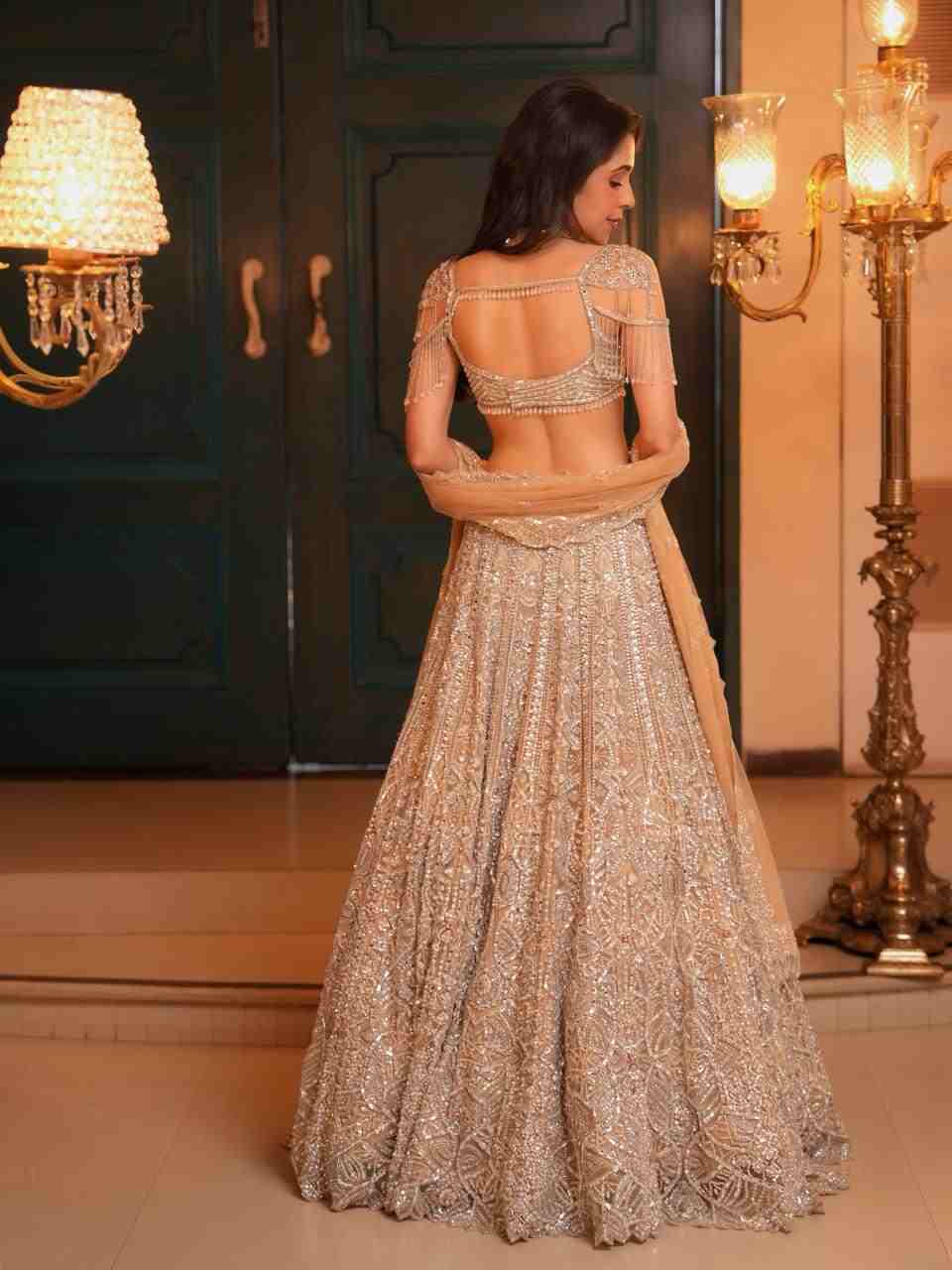 Iris Chrome Lehenga