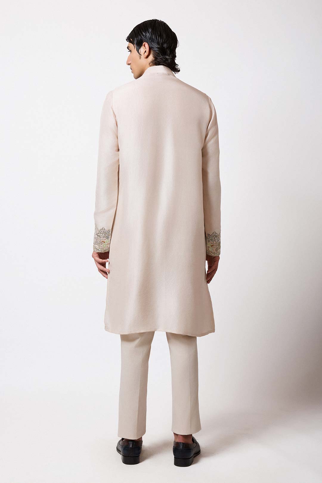 Rouxel - Ivory Dupion Silk Kurta