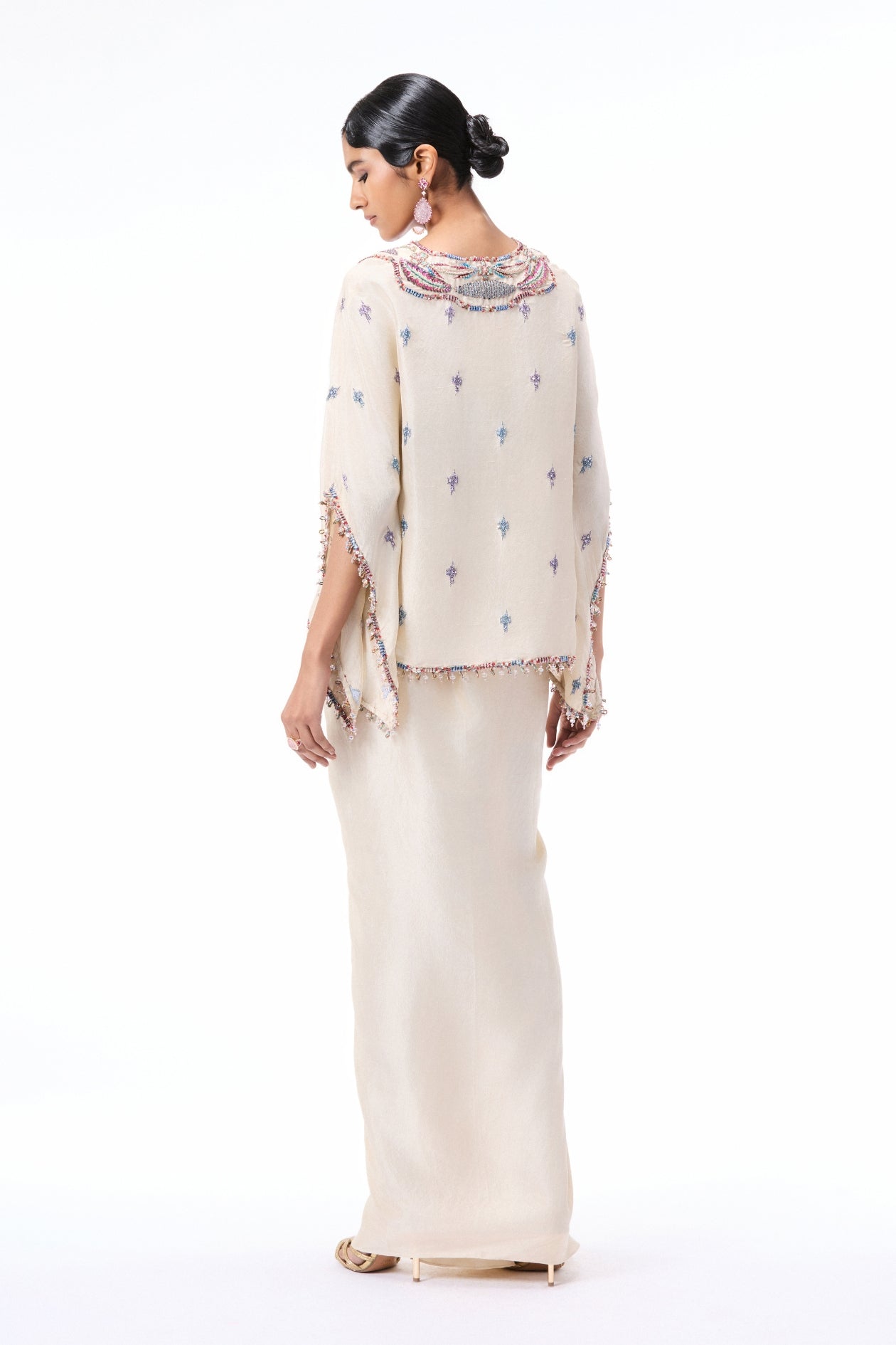 Faelush - Ivory Dupion Silk Set