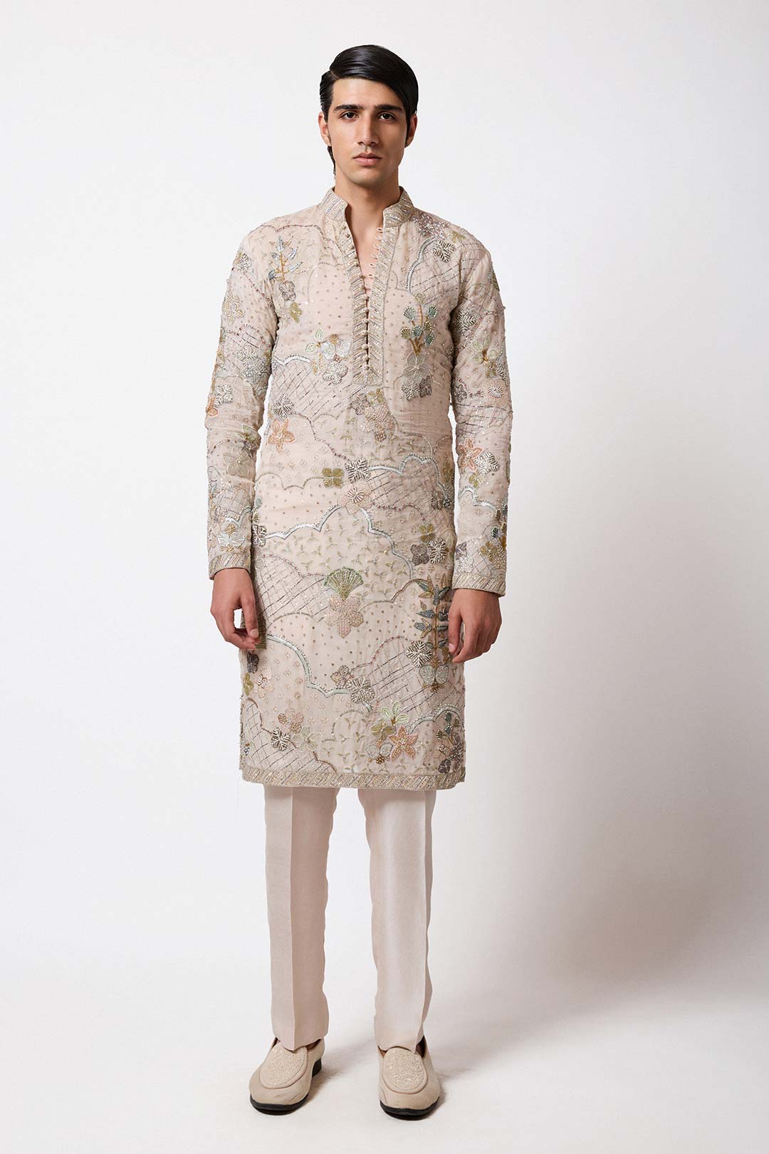 Bailora - Ivory Organza Kurta