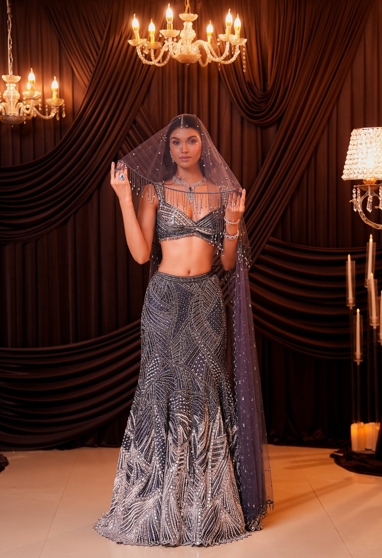 Nyra Ombre Fishcut Lehenga