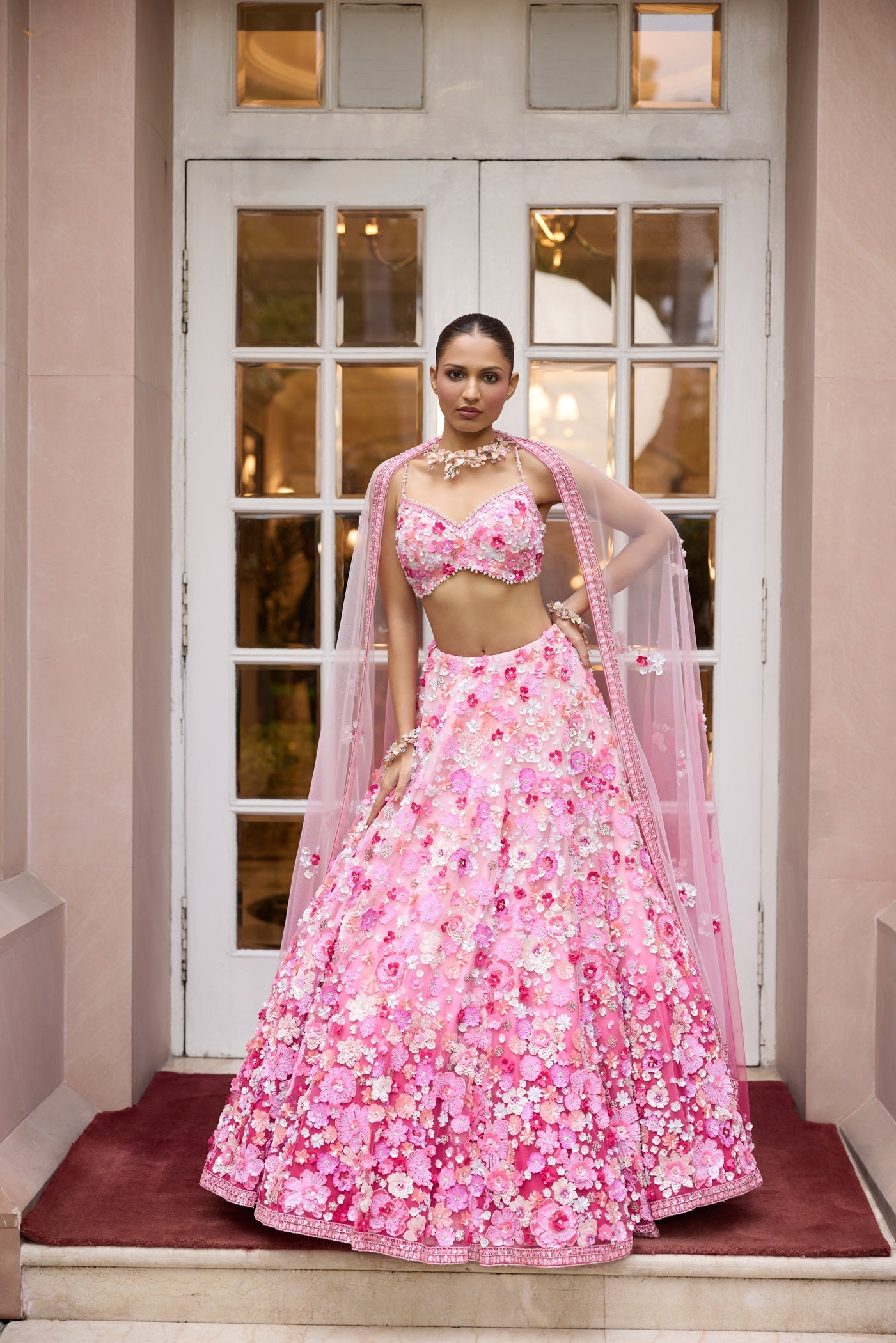 Pink Ombre Rosita Lehenga Set