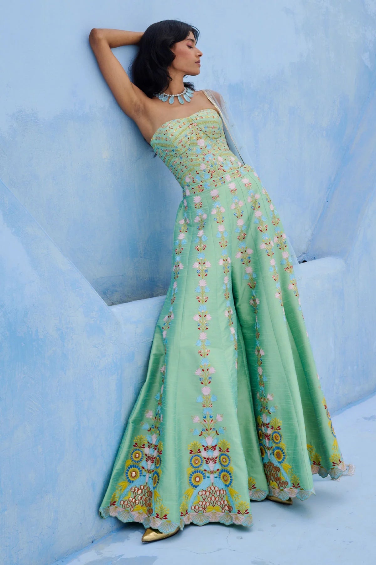 Meher Flared Pants In Amyra Dastur