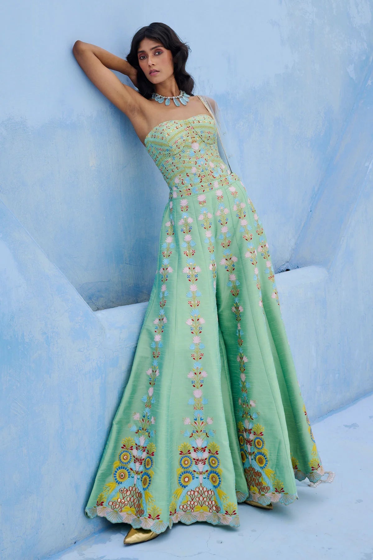 Meher Flared Pants In Amyra Dastur