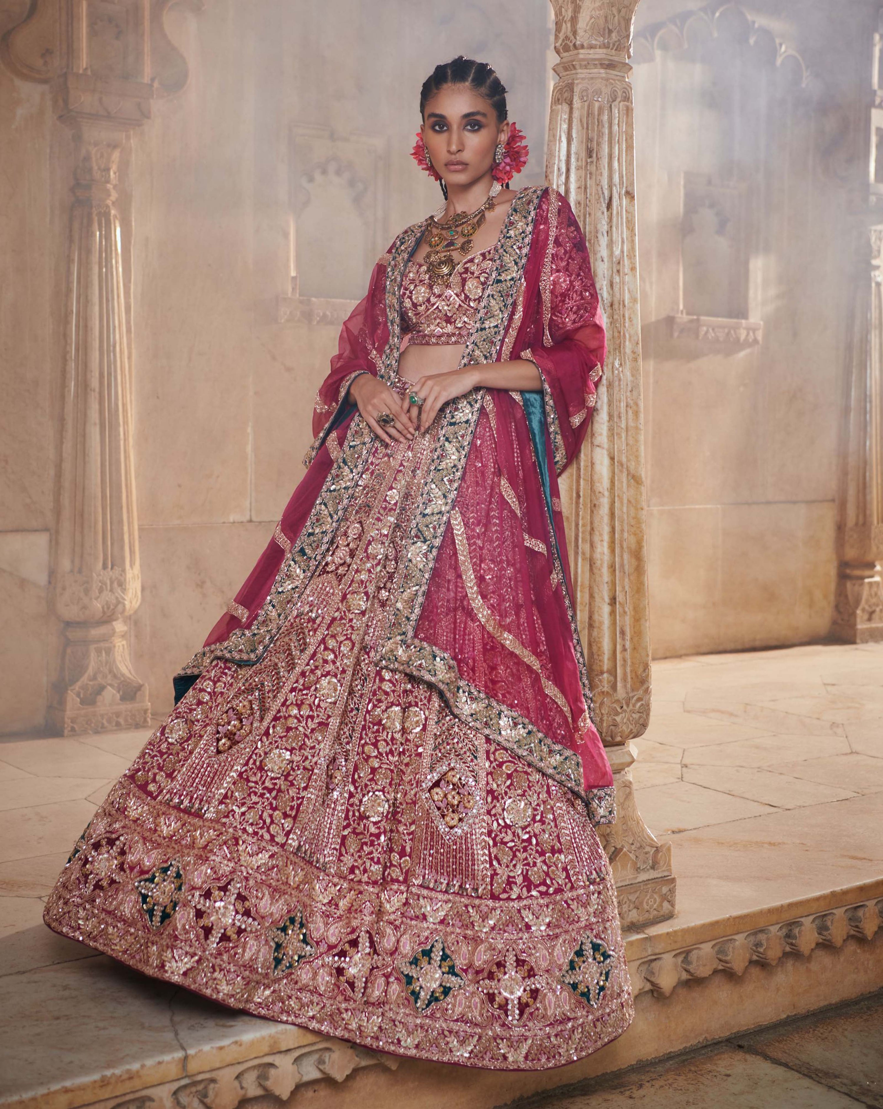 Mauve Pink Lehenga