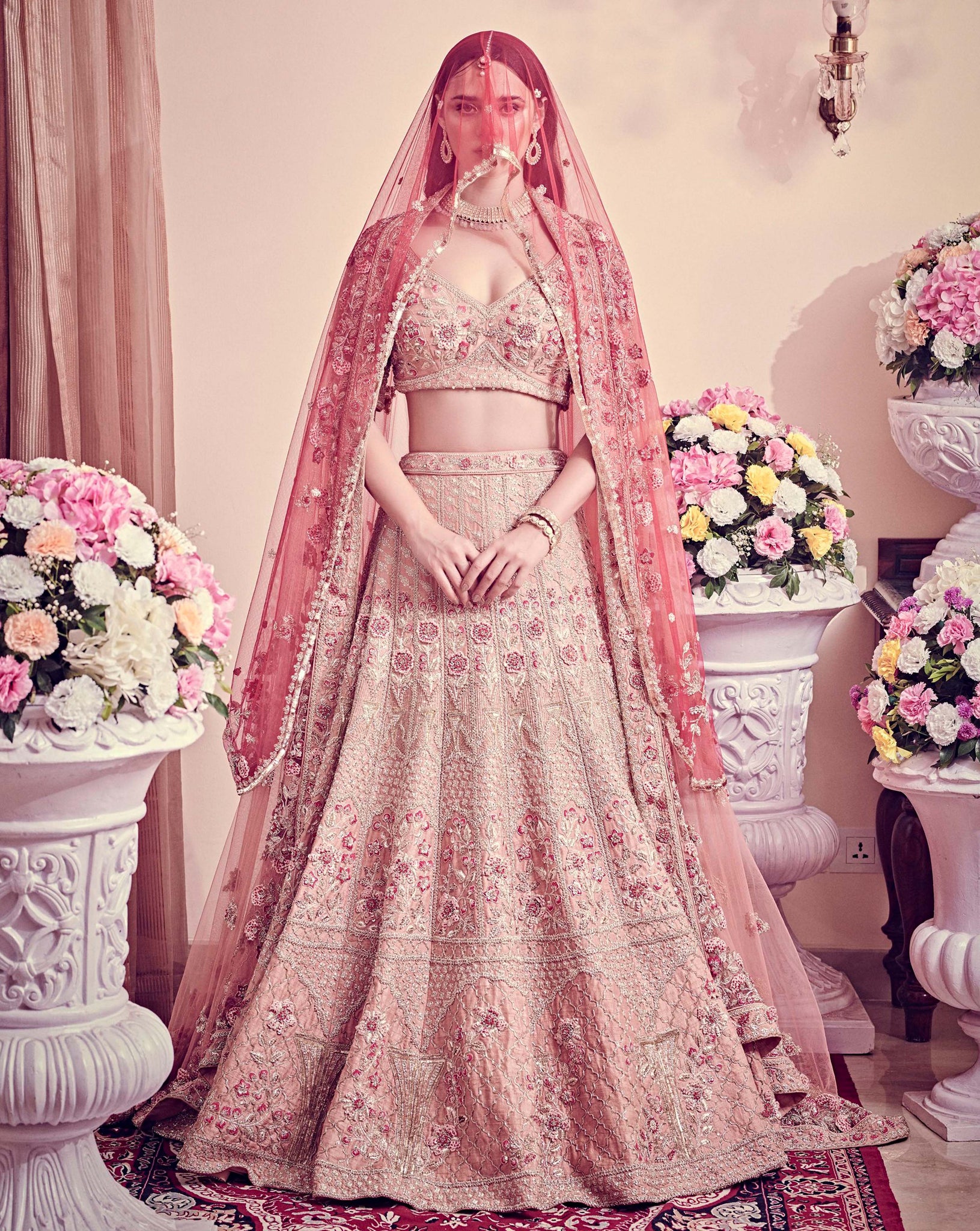 Rose Pink Lehenga – Panache by Sharmeen